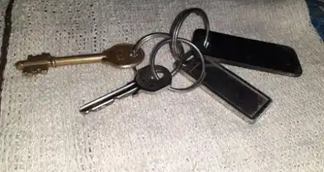 Llaves encontradas en la Terminal