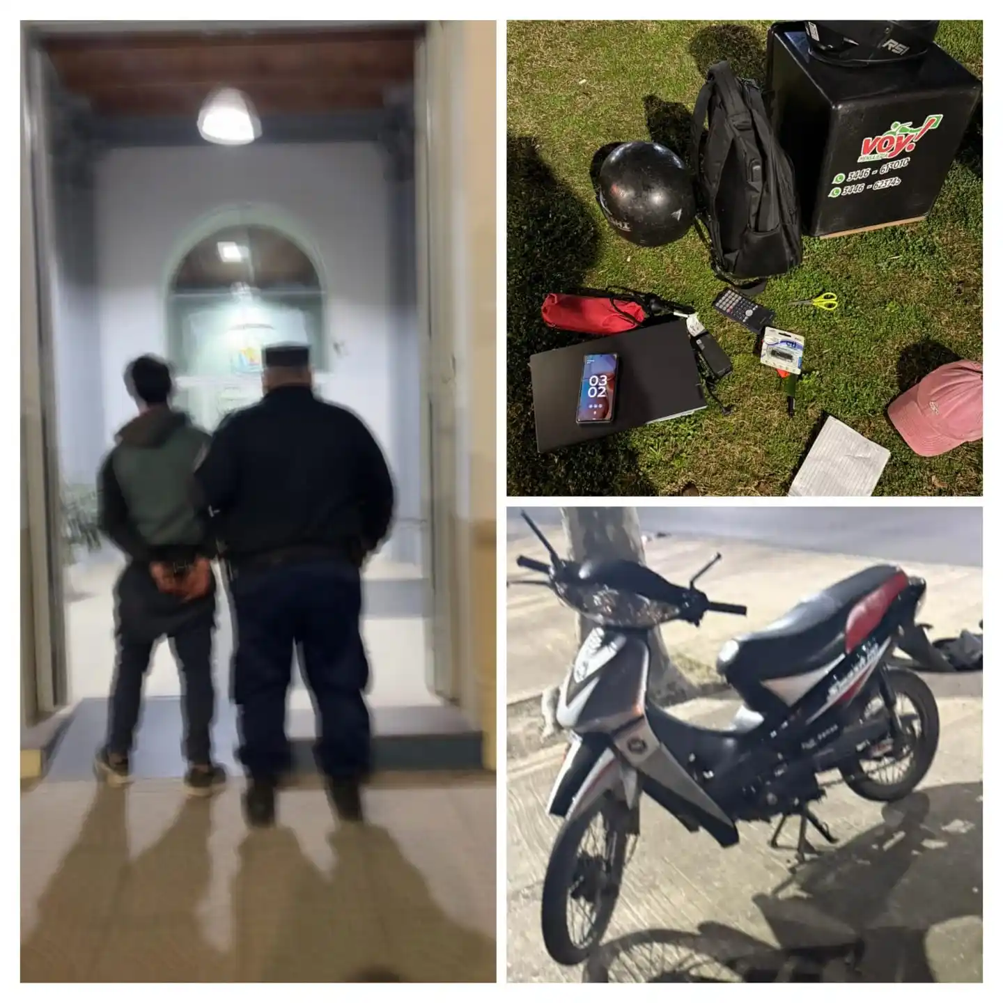 Robo y persecución en Costanera Sur: un joven de 18 años quiso robar una moto y fue atrapado, otro se fugó