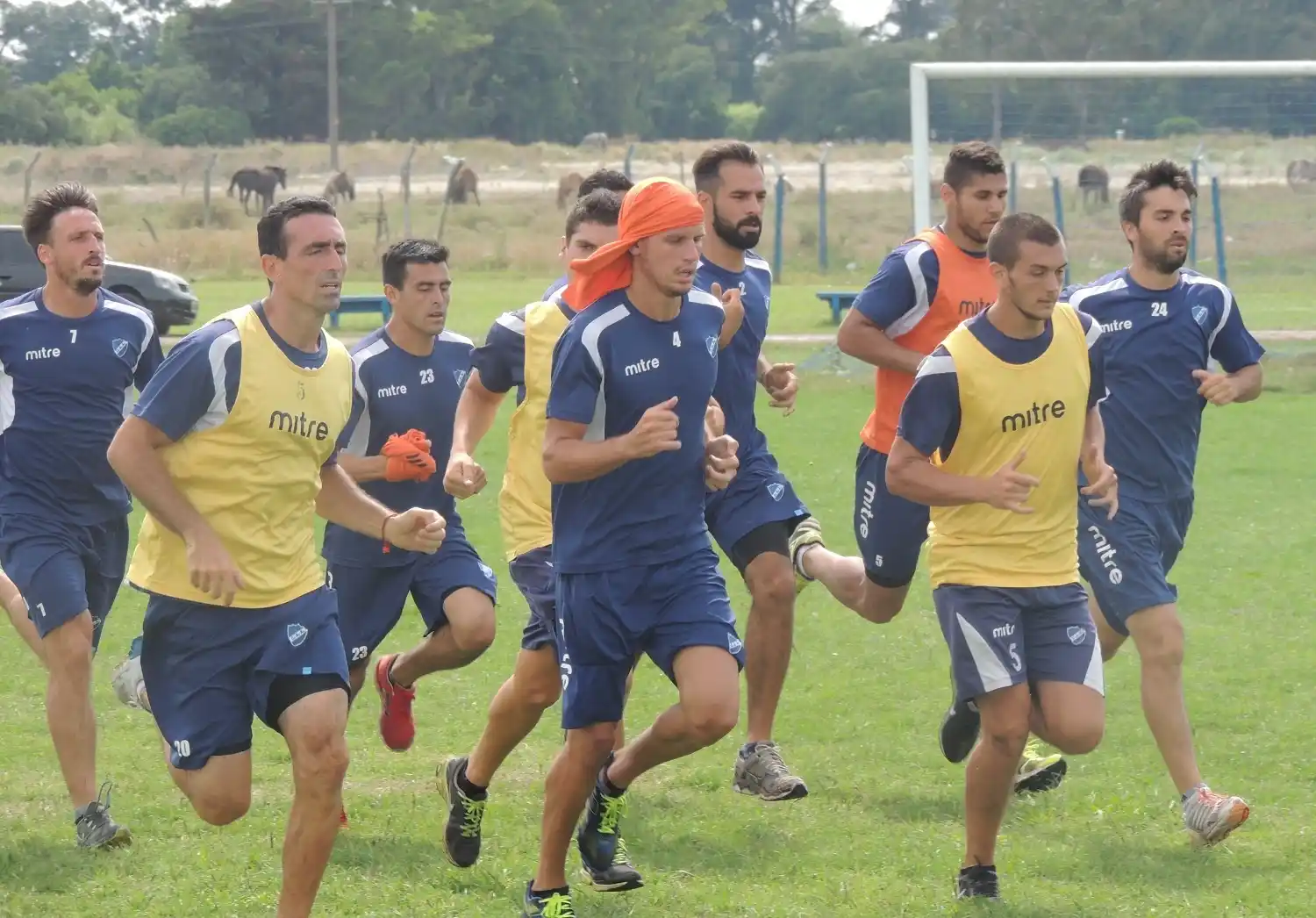 Verón se sumó a los entrenamientos de Alvarado