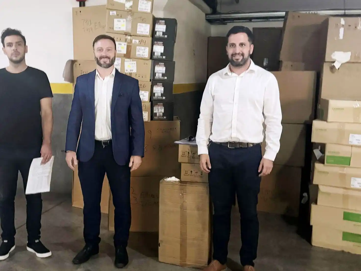 Se recibió cámaras de seguridad y lectores de patentes por parte del Ministerio de Seguridad de la Nación