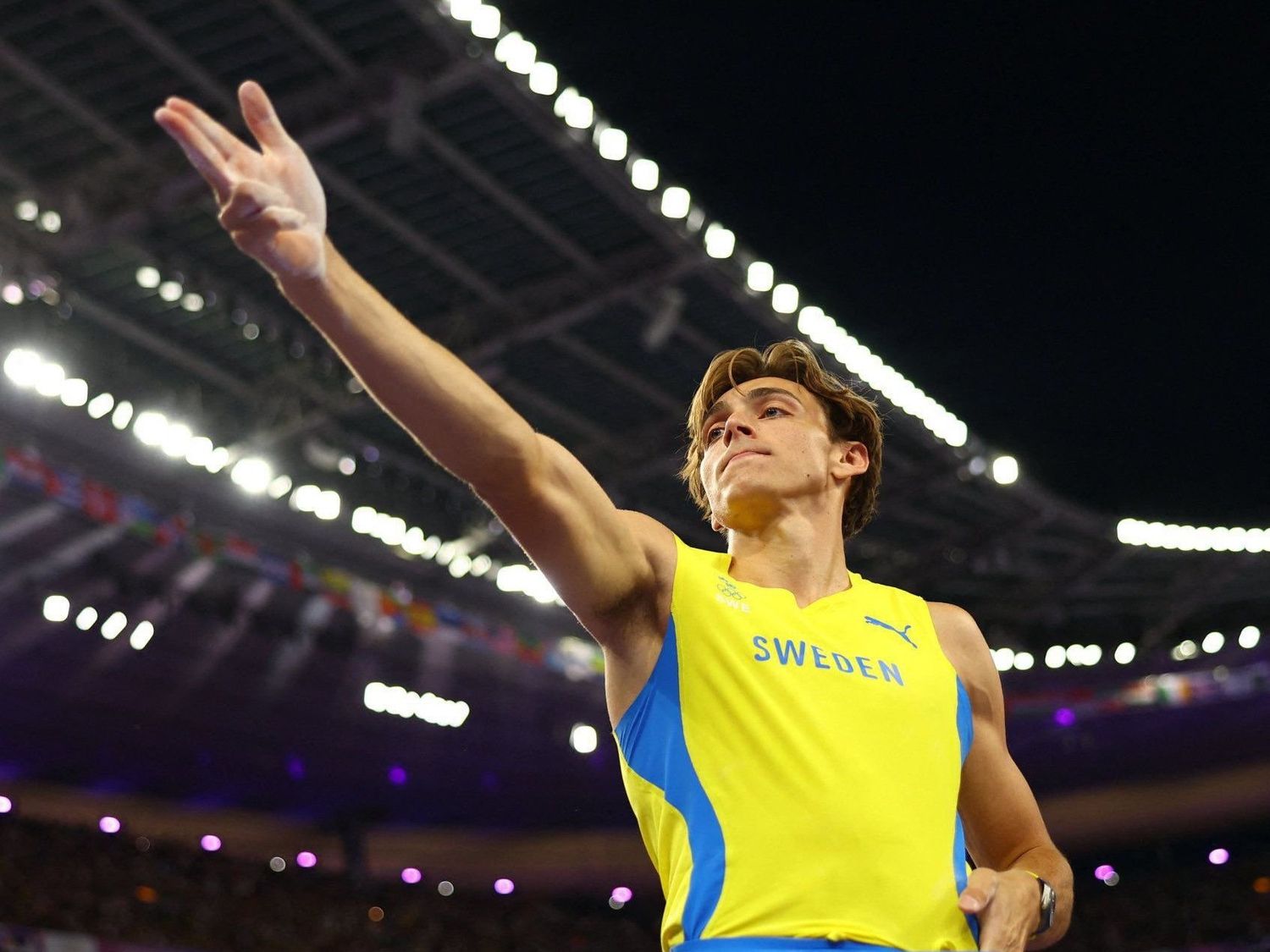 Duplantis rompió su propio récord mundial