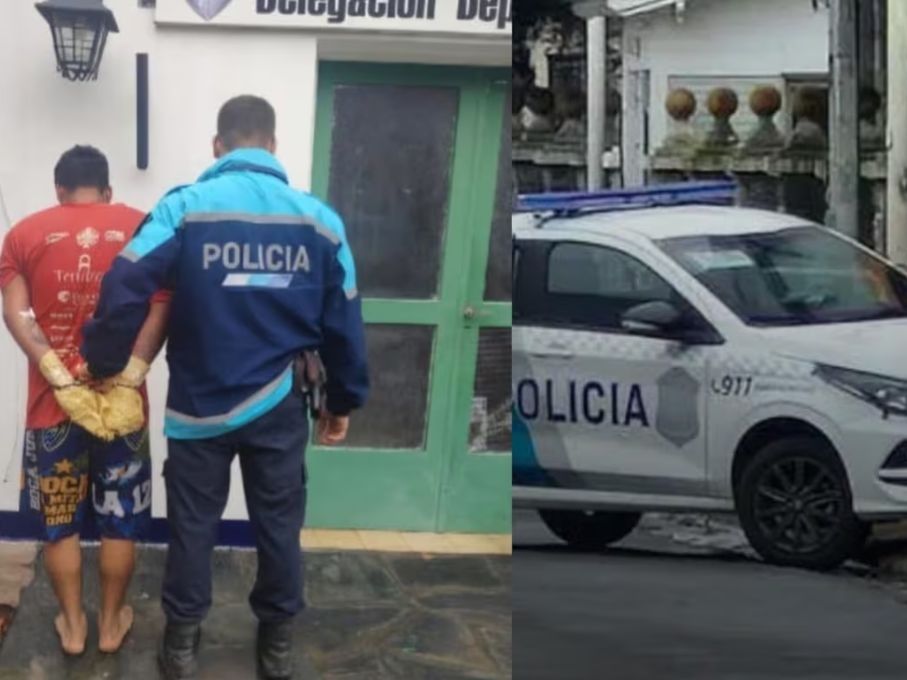 El presunto agresor usó un cuchillo de cocina para asesinar a Milagros en plena calle. (Fotos: X/hechosanderecho).