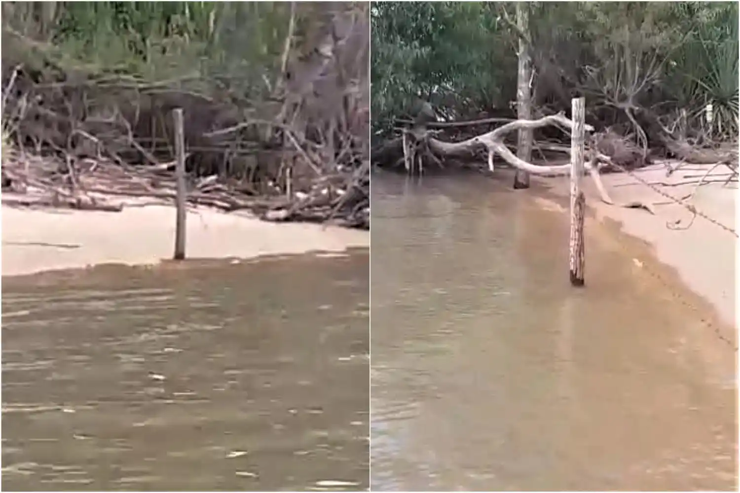 El Gobierno denunciará en la Dirección de Islas el alambrado que apareció en la zona del arenal