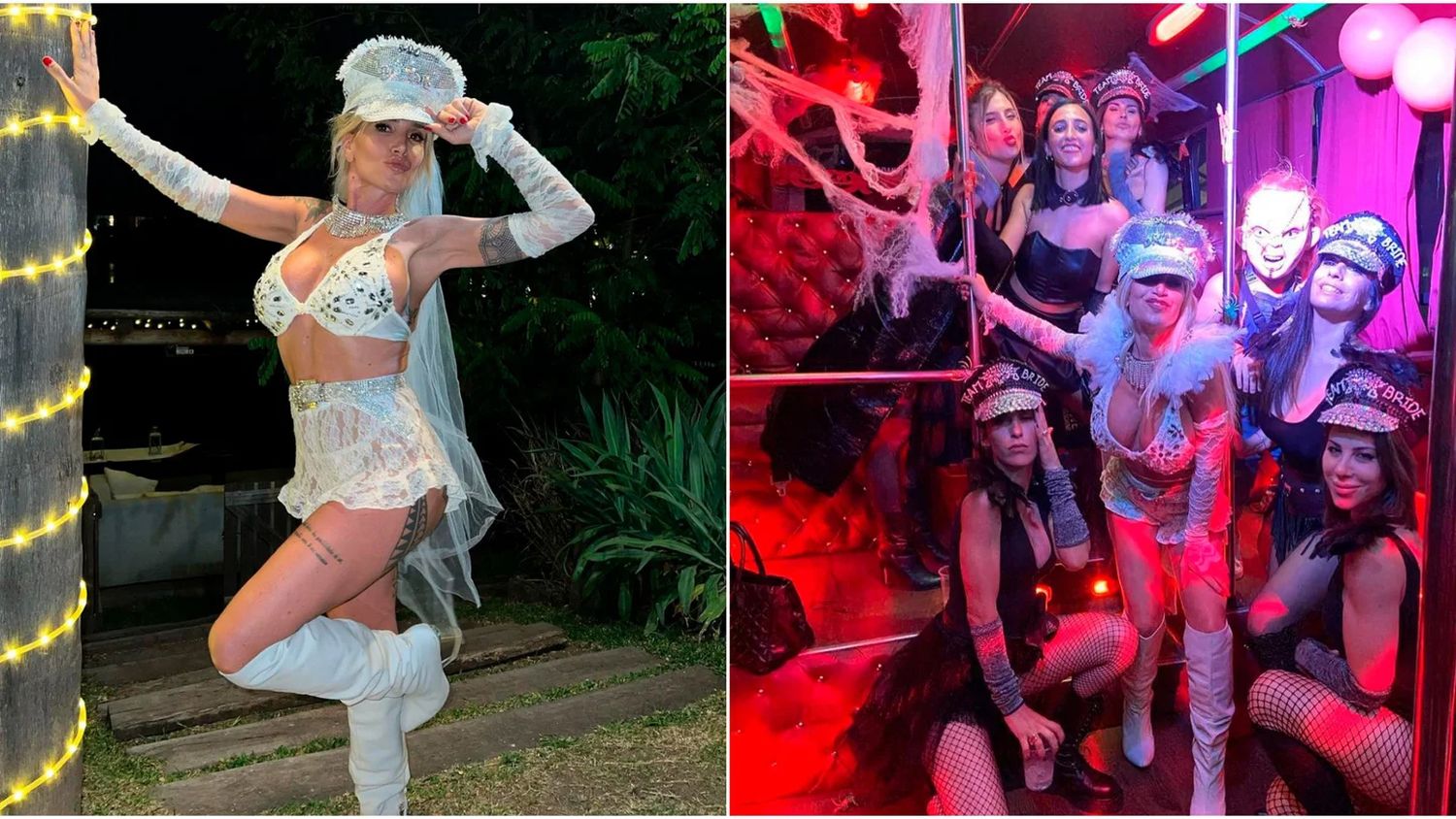 La divertida despedida de soltera de Florencia Peña