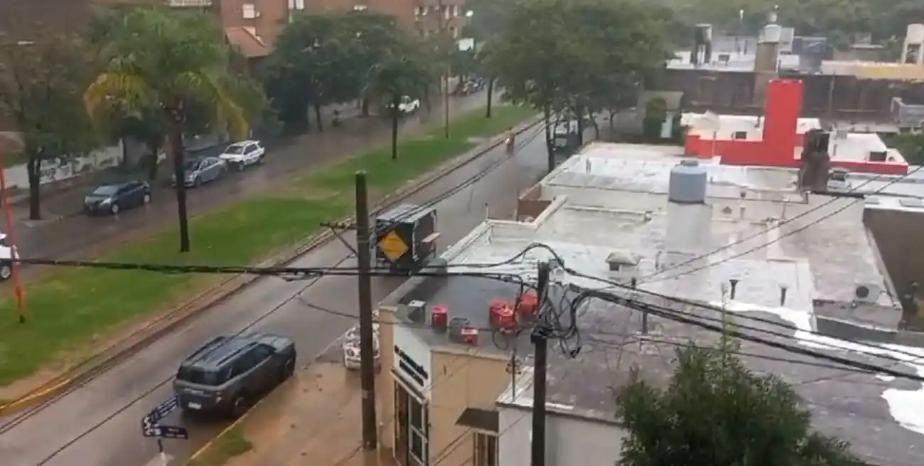 Las tormentas afectaron a varios vecinos de esa localidad del departamento Caseros.
