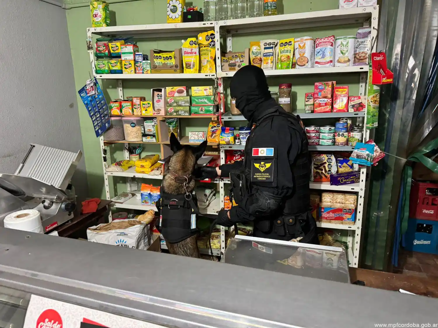 El punto de venta funcionaba con un kiosco como fachada.