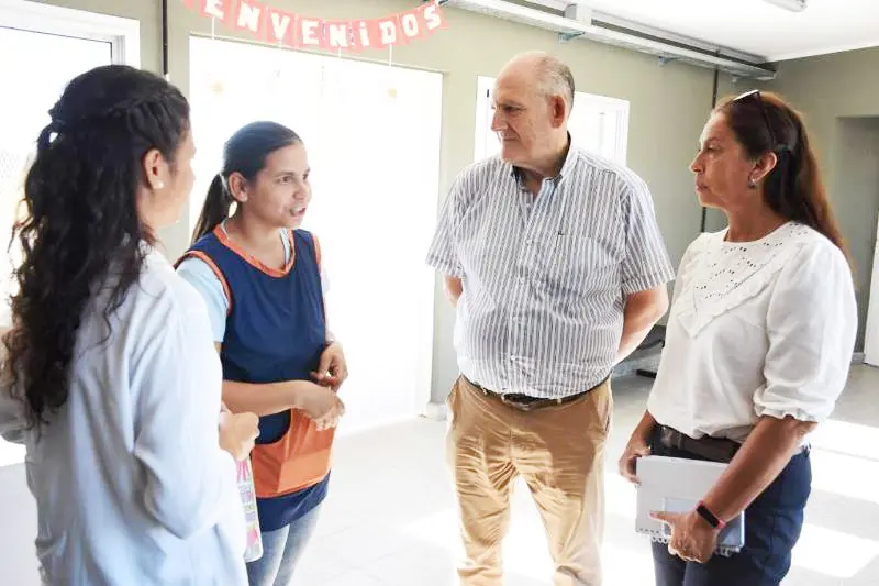 Desarrollo Social visitó el espacio de primera infancia