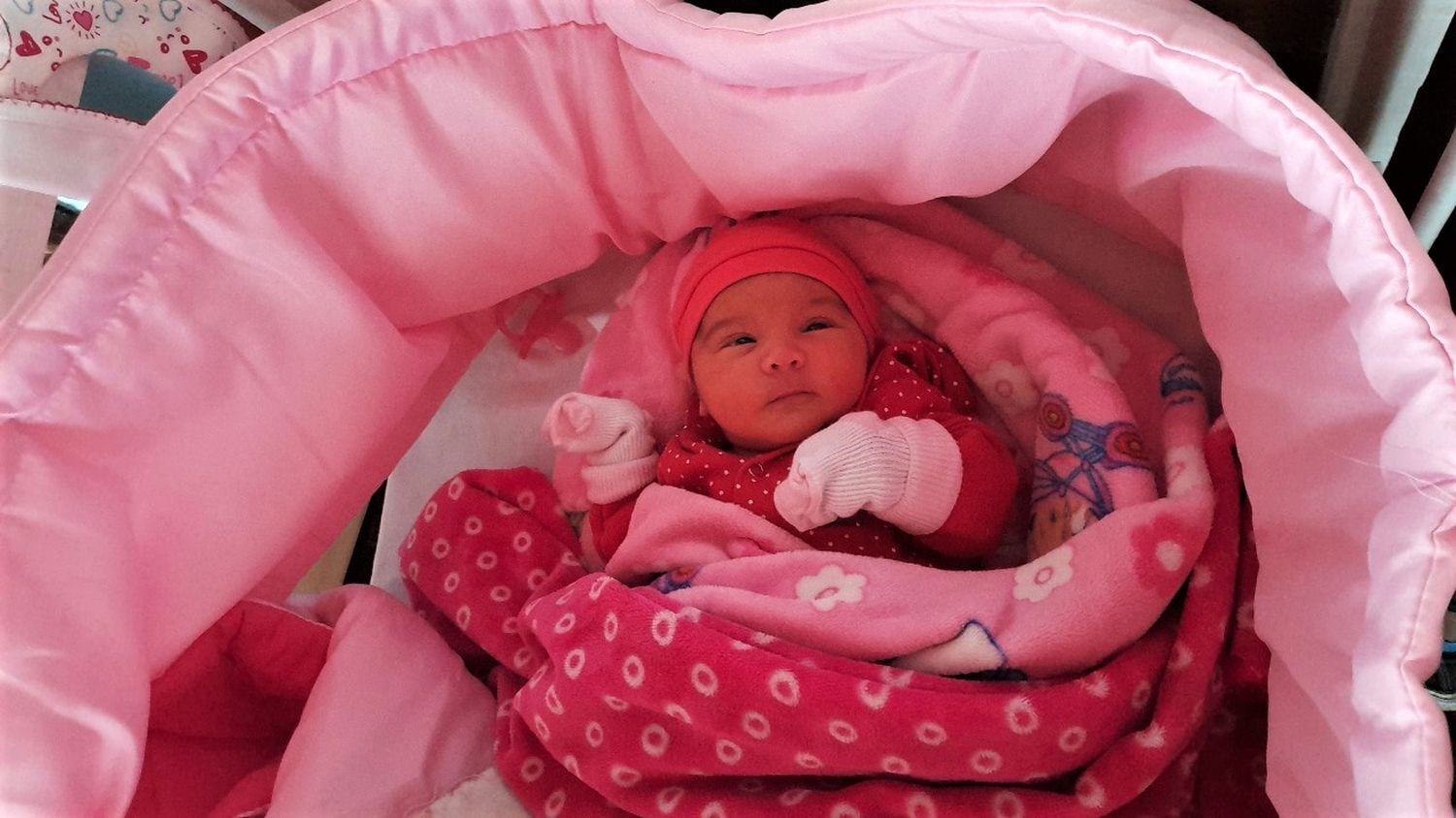 Bienvenida, Emma Olmos: nació el 5 de mayo