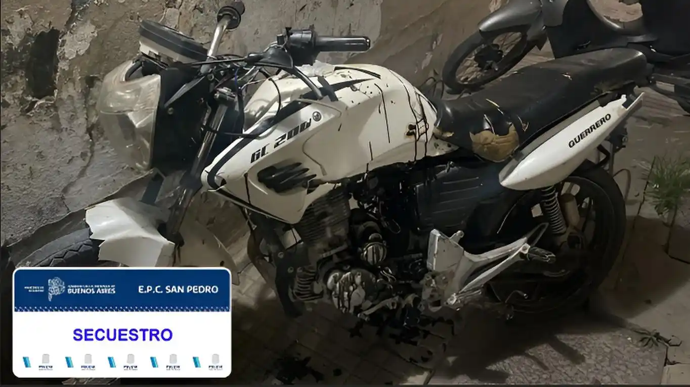 El rodado fue secuestrado por la policía.