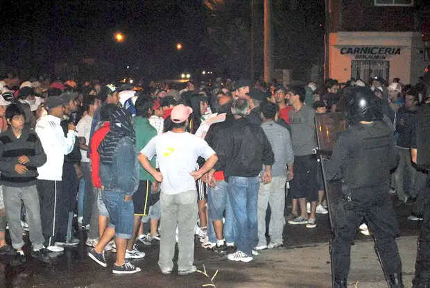 Después de los incidentes, tensa calma en Concepción del Uruguay