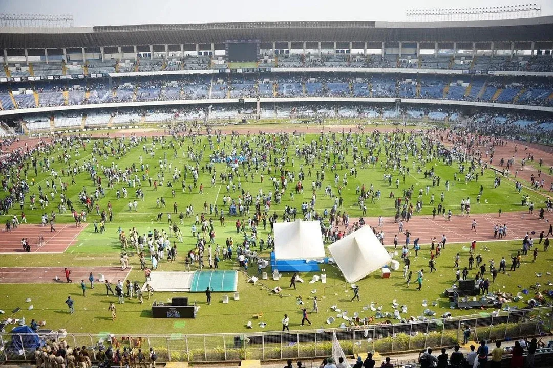 Disturbios durante la visita de Messi en India