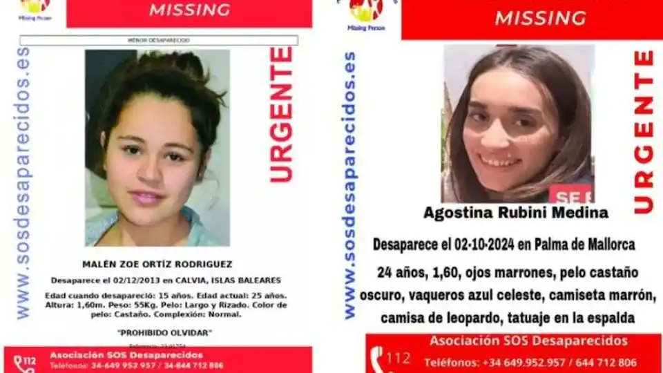 Malen y Agostina, ambas argentinas, iban al mismo colegio en Calviá.