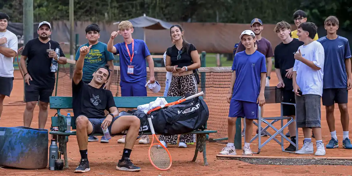 La Mojarra se entrenó en su llegada a Córdoba de cara al torneo. Foto: Prensa ATT