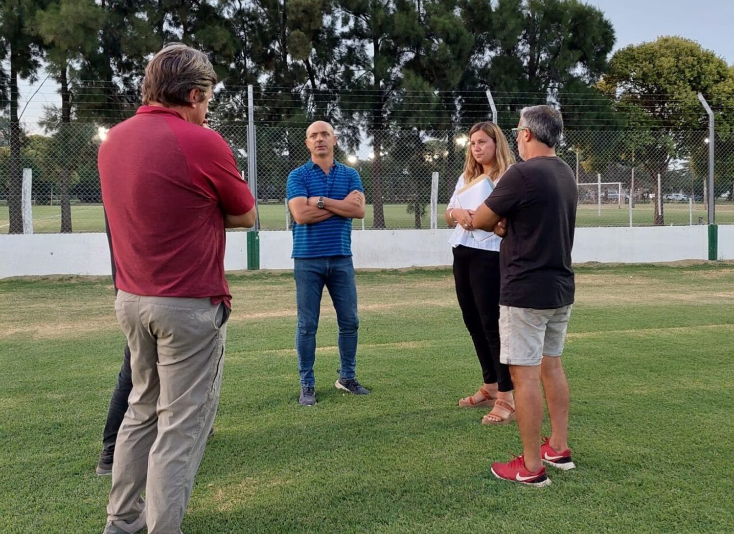 La diputada Orciani junto a los clubes de barrio de la región