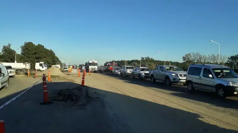 Continúan las obras en el ingreso a Santa Fe por Autopista