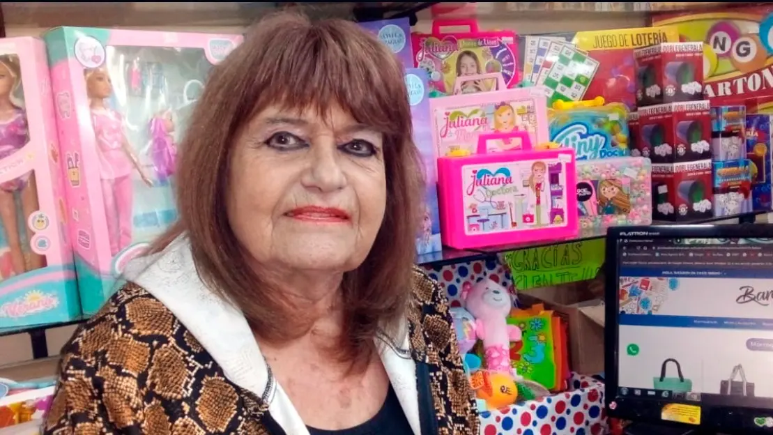 Una dilatada trayectoria. Lleva como comerciante, María Luján González Videla