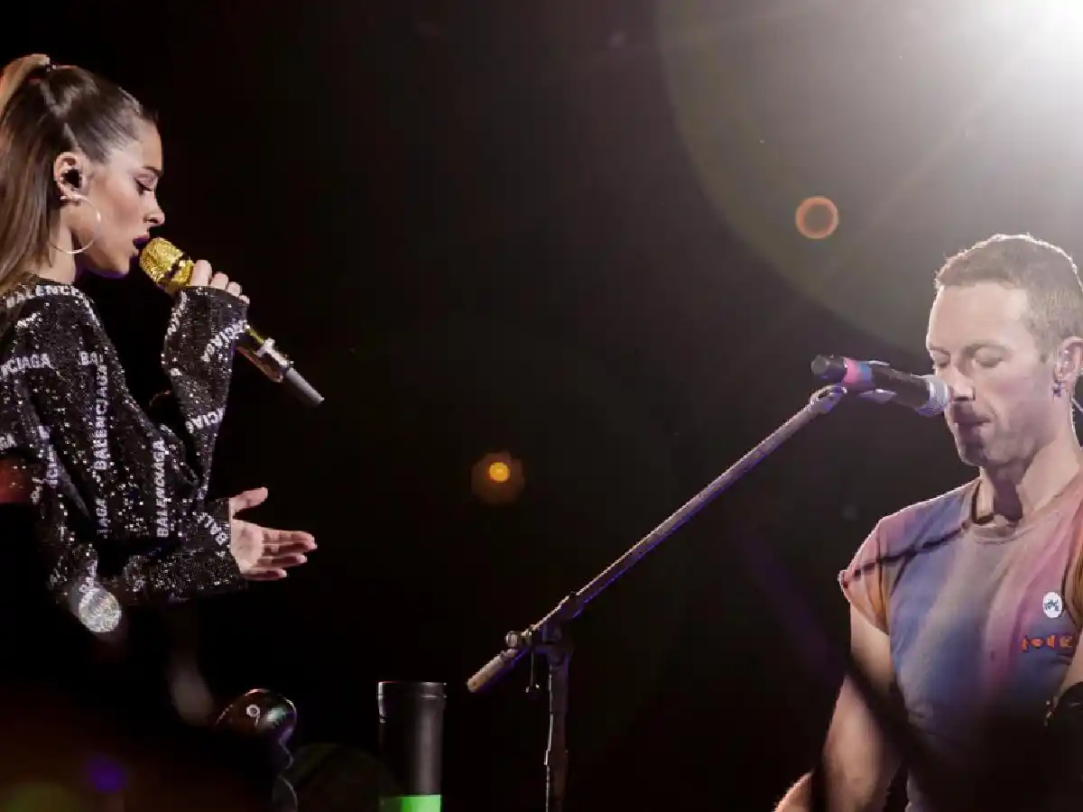 En su quinta noche en River, Coldplay tuvo a Tini como invitada sorpresa