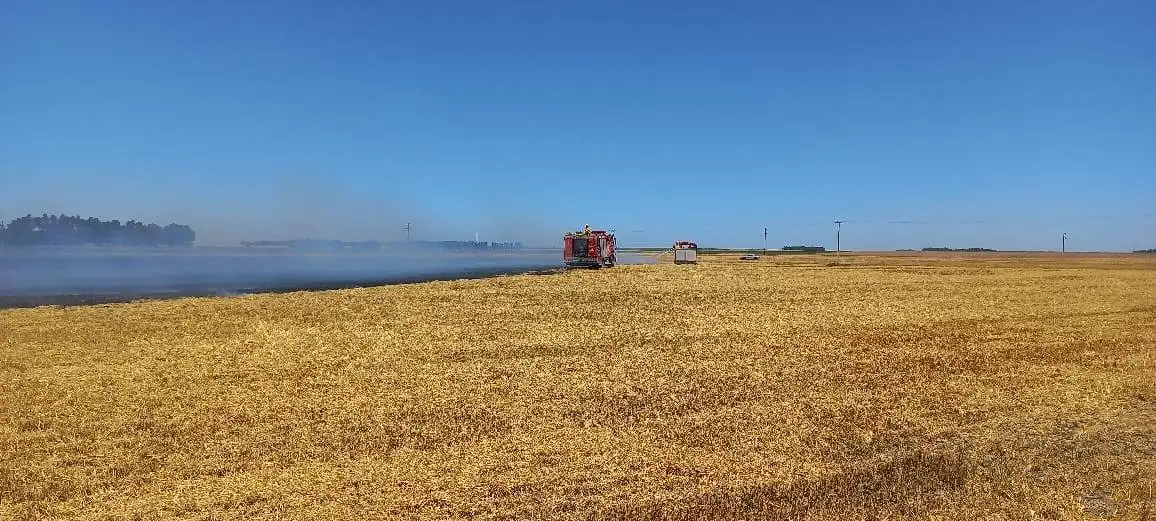 incendio rastrojo campo
