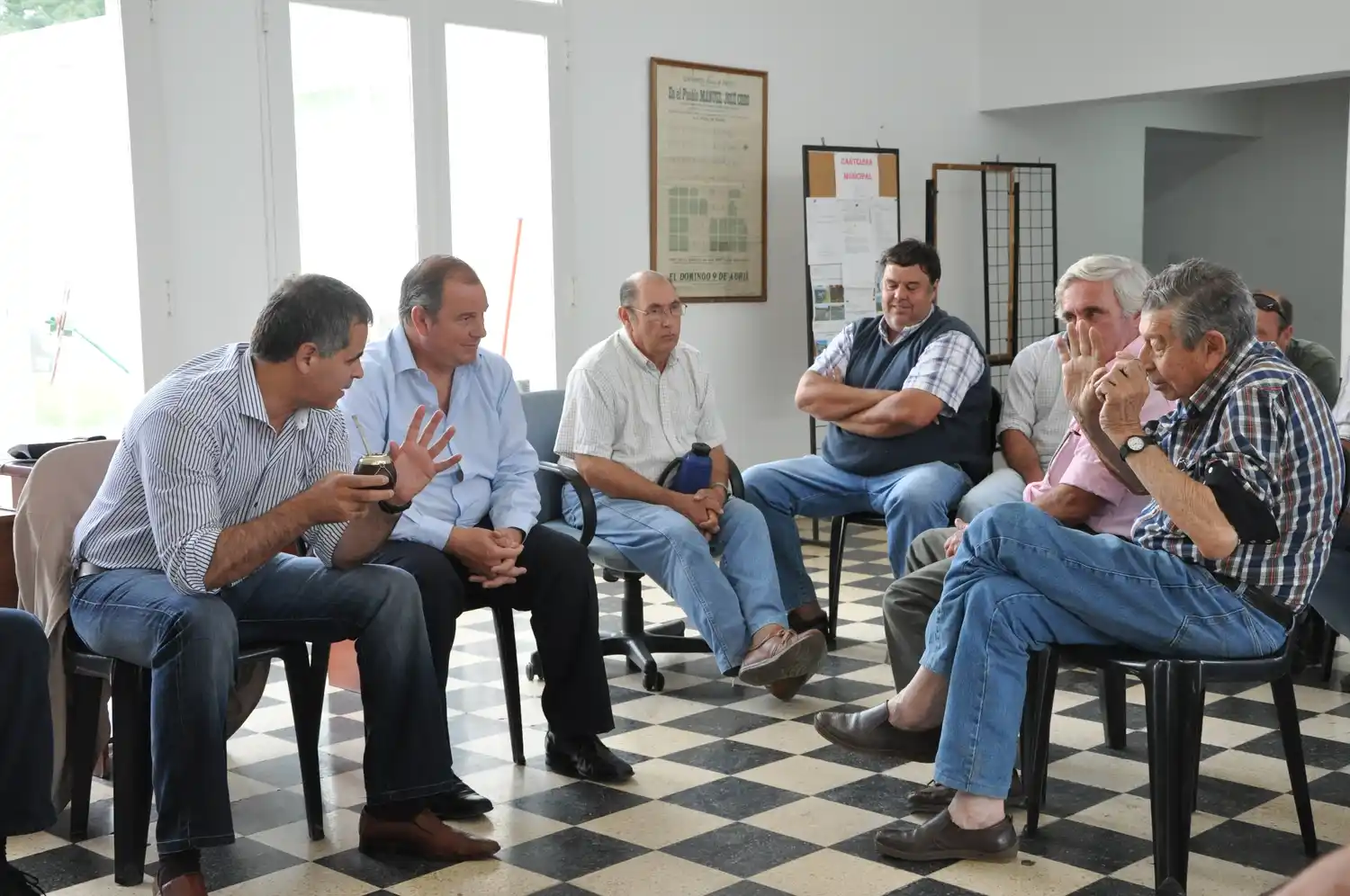 Lezama: Productores agropecuarios se reunieron con el Ministro "Topo" Rodríguez