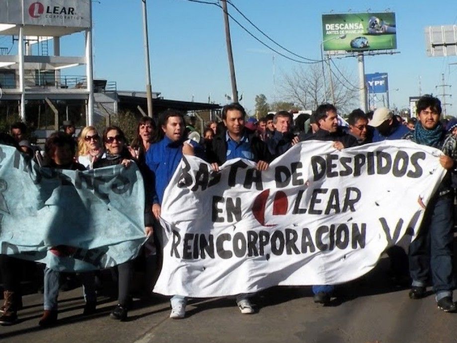 Trabajadores de LEAR cortaron la Panamericana mano a Capital