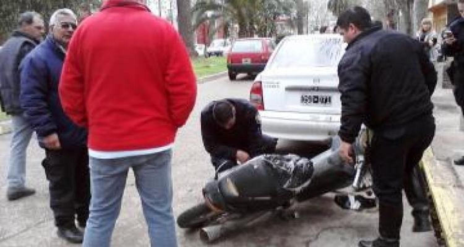 Accidente en 25 de Mayo y Boulevard Moreno