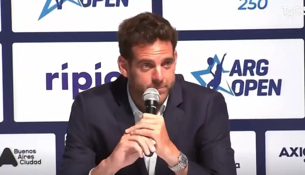 Del Potro se bajó del ATP 500 de Río de Janeiro