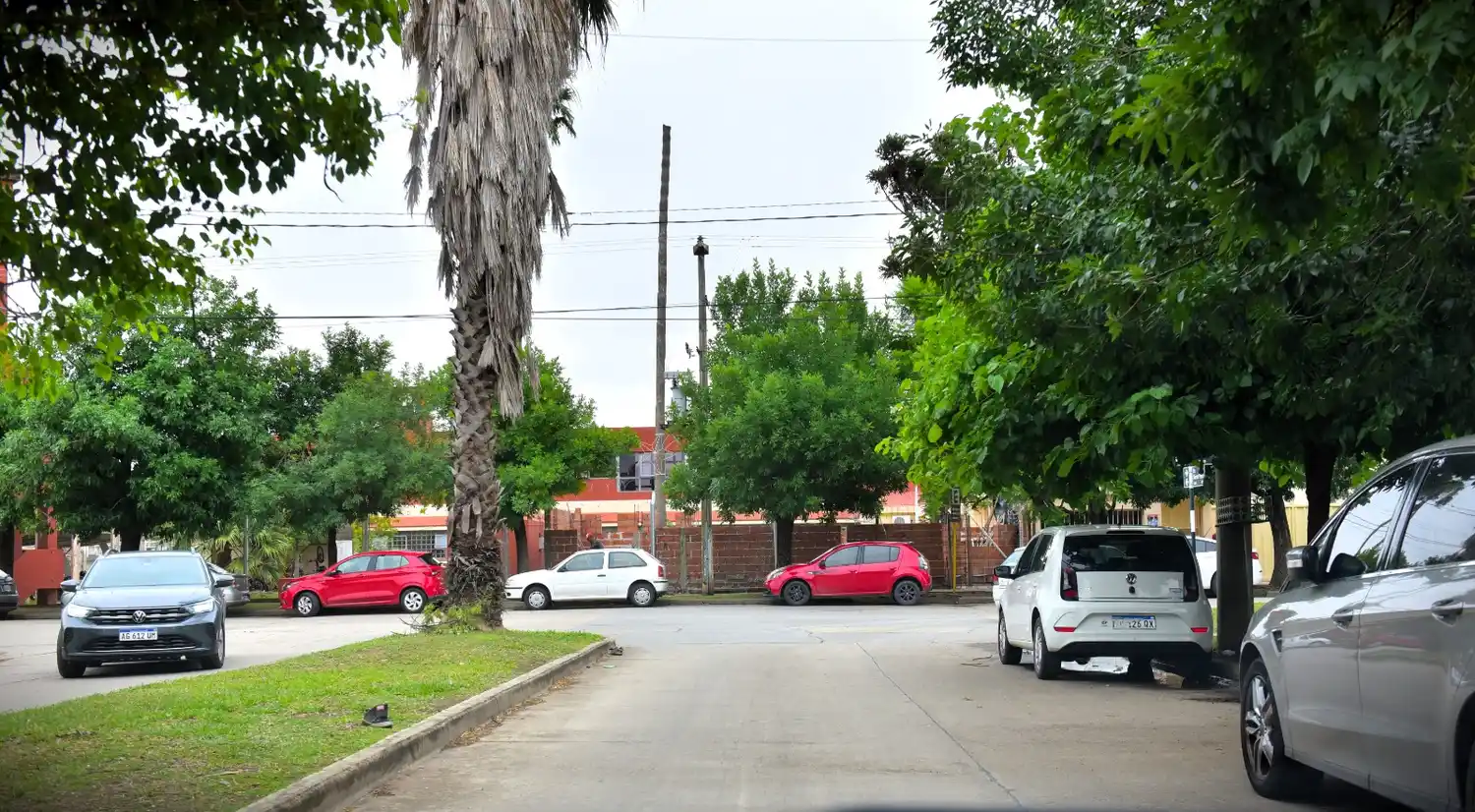 La esquina de Savio y Sáenz Peña.