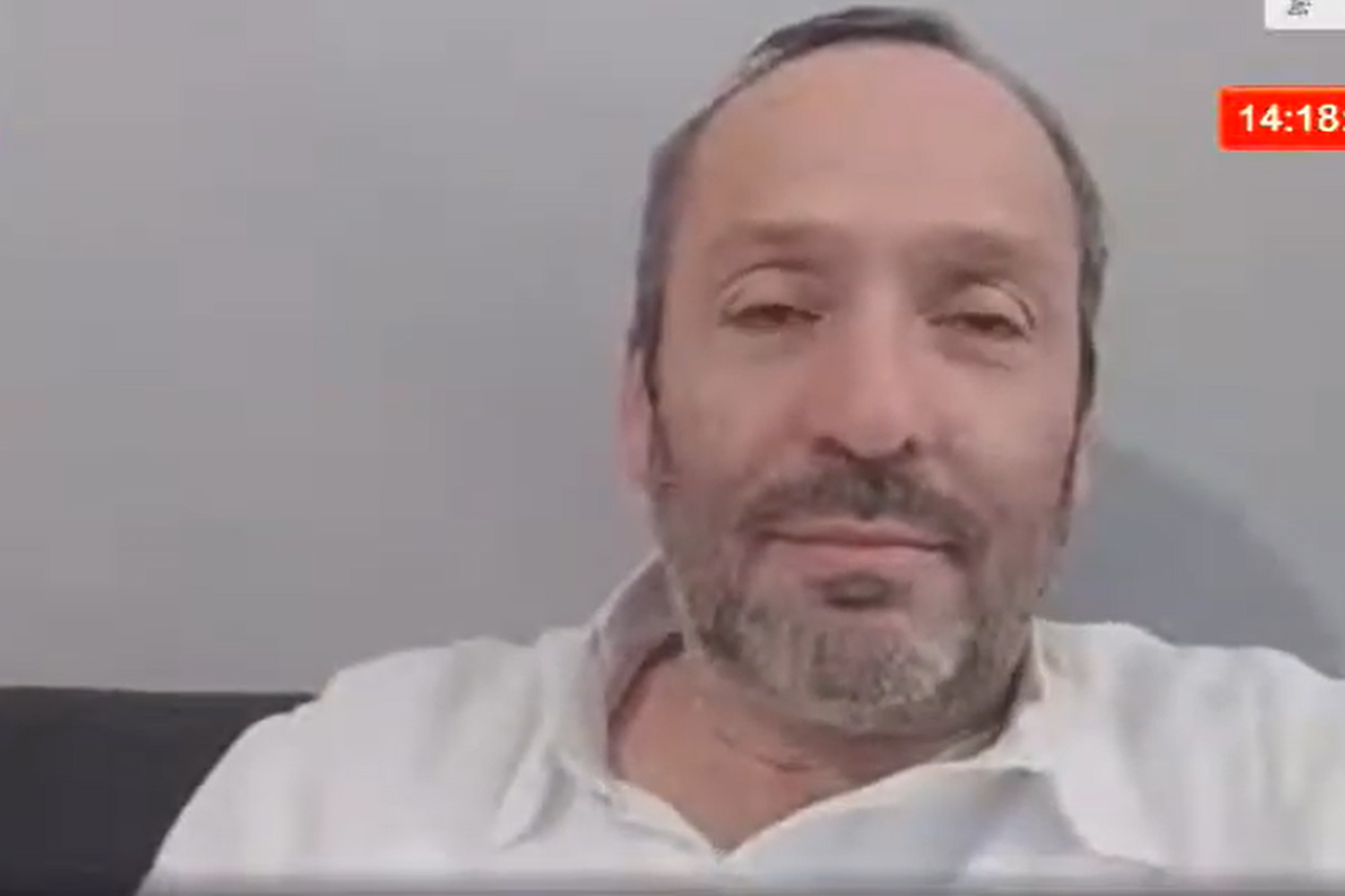 Rafaelino en Israel: "Acabamos de entrar en el  refugio"