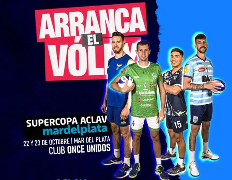 Se presenta la SuperCopa de Voley en Mar del Plata