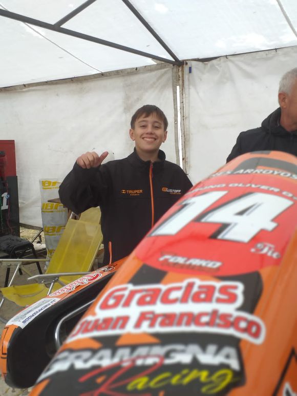 Karting: Bruno Oliver fue décimo en Mar del Plata