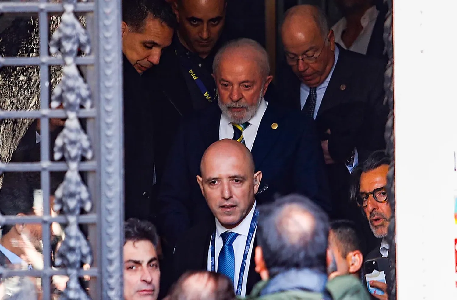 Lula da Silva se retiró del departamento de San José, luego de una hora de reunión con Cristina Kirchner.