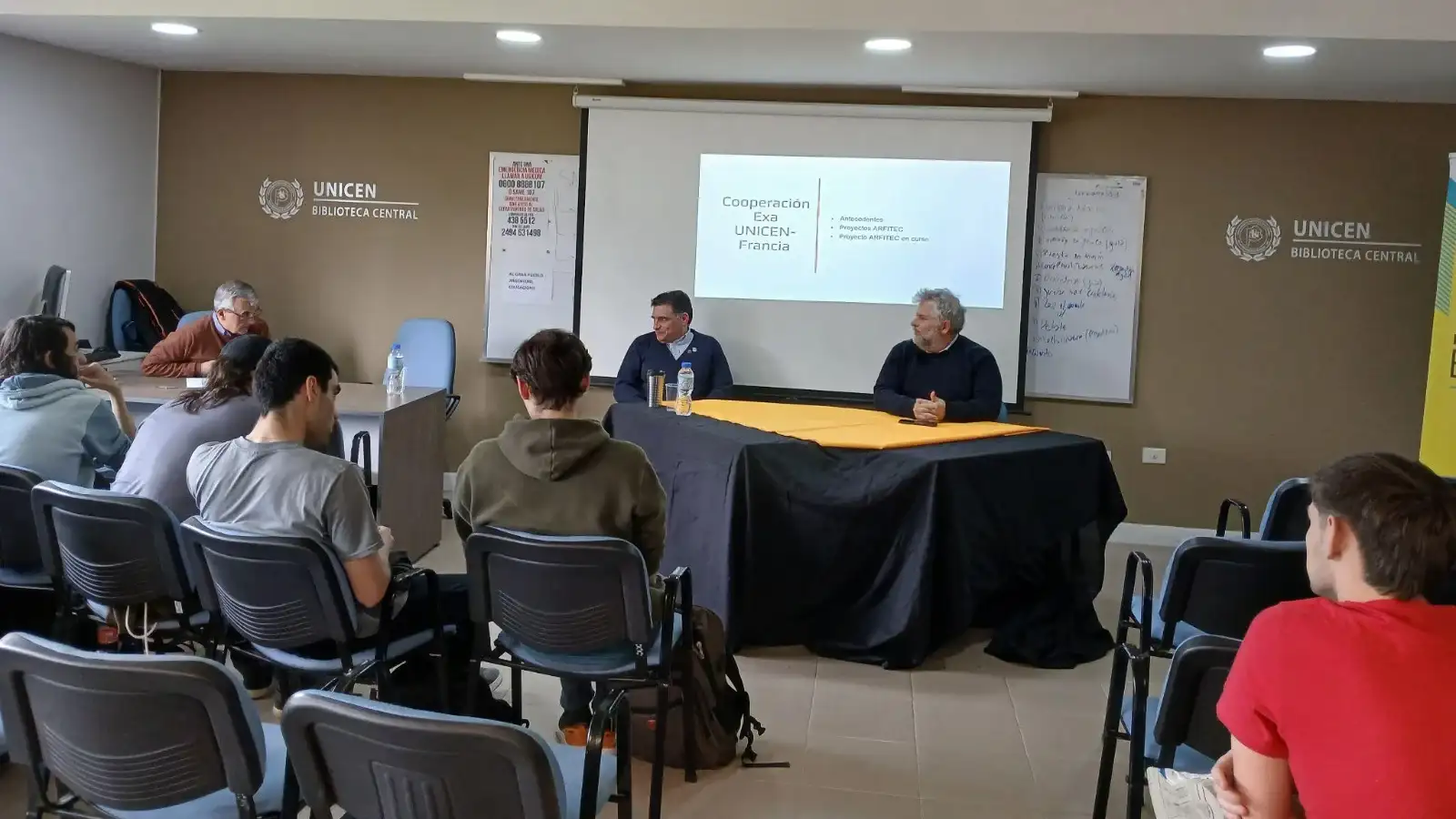 Imagen de la charla informativa sobre el Programa ARFITEC. Gentileza: Prensa Unicen