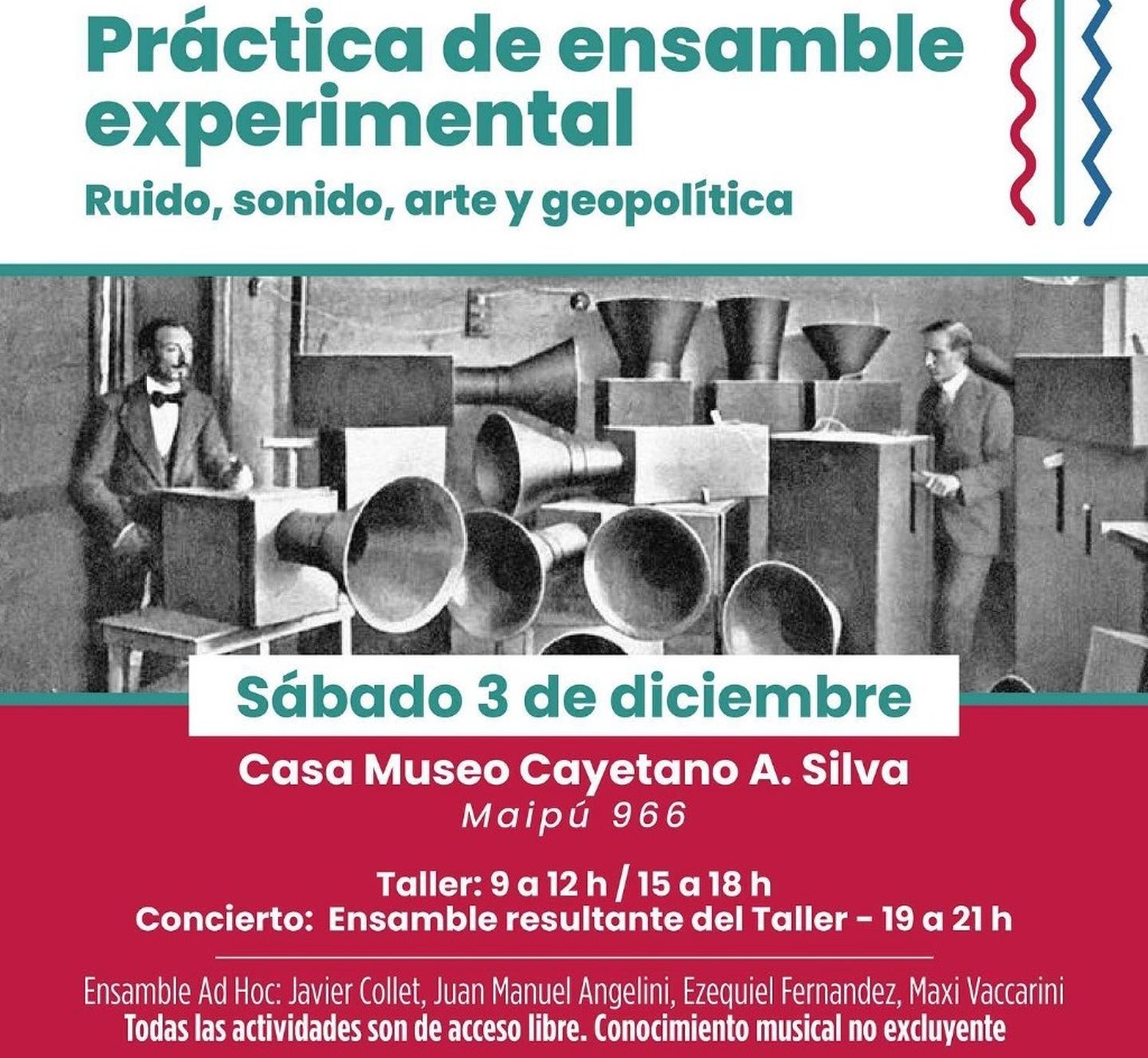 Nuevo taller sobre práctica de ensamble experimental en el Museo