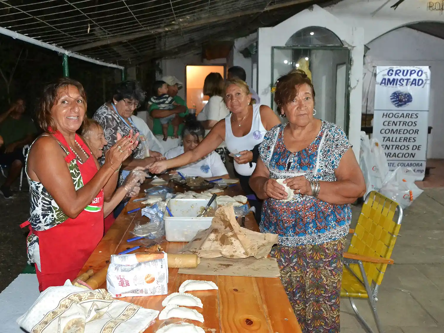 El "Fogón de la Amistad" volvió a encender el espíritu solidario