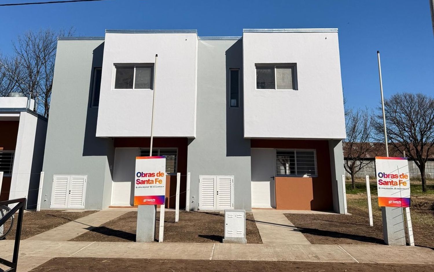 Siete familias cumplieron el sueño de la casa propia.