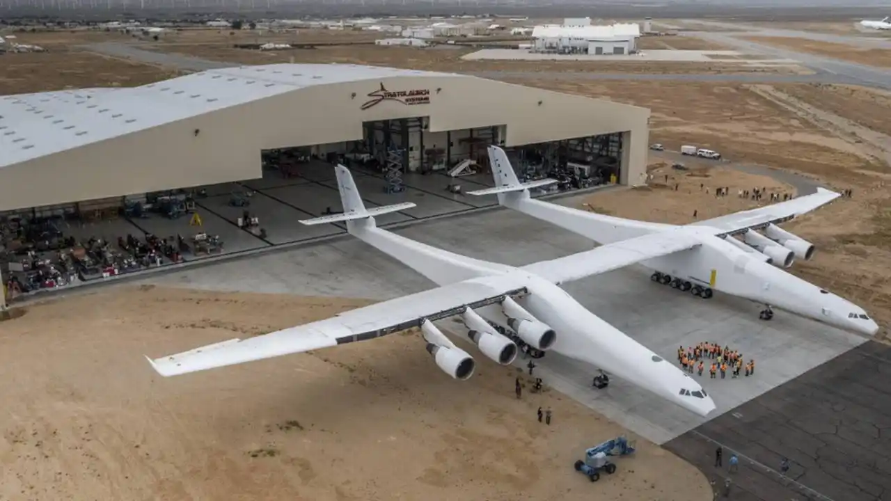 El avión más grande del mundo voló por primera vez