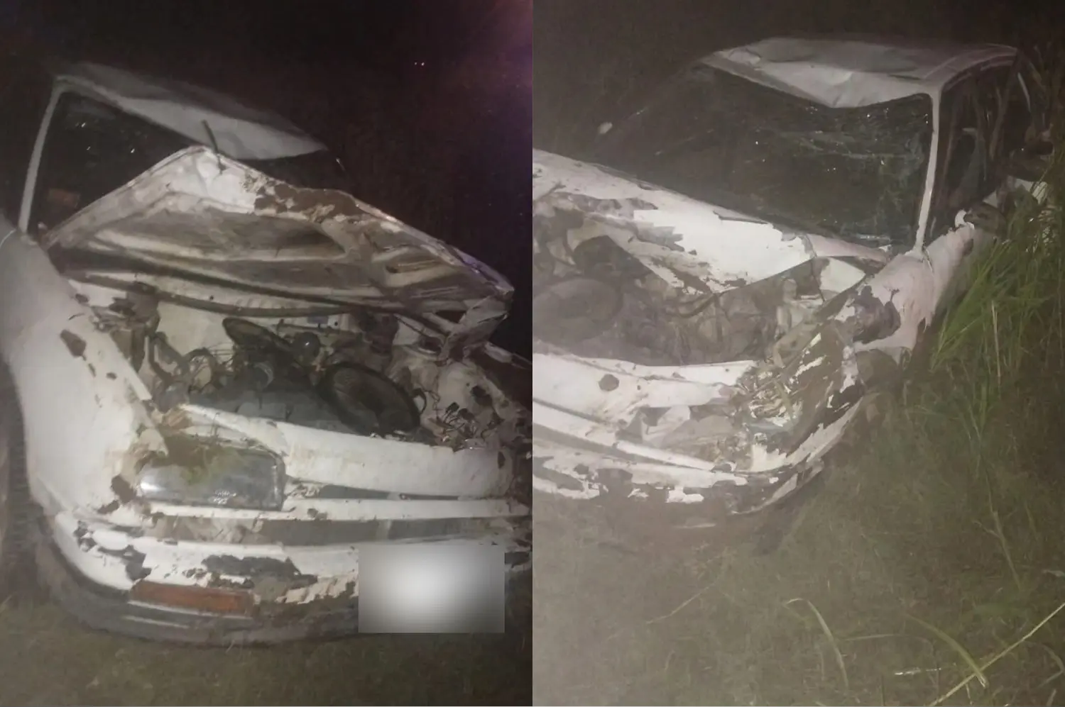 Un auto volcó en Ruta Provincial 3 y dos personas fueron hospitalizadas