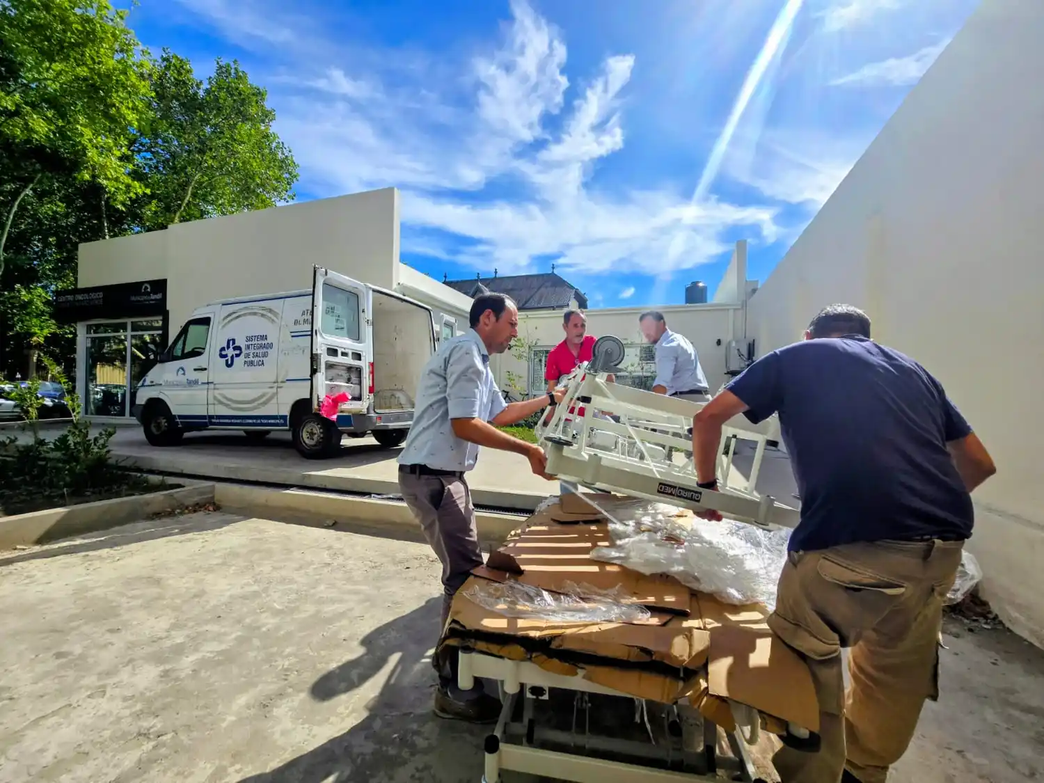 En el marco de un plan de mejoras, se incorporaron nuevas camas para el Hospital Santamarina.