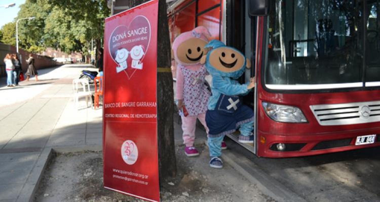 Campaña de donación de sangre del Garrahan