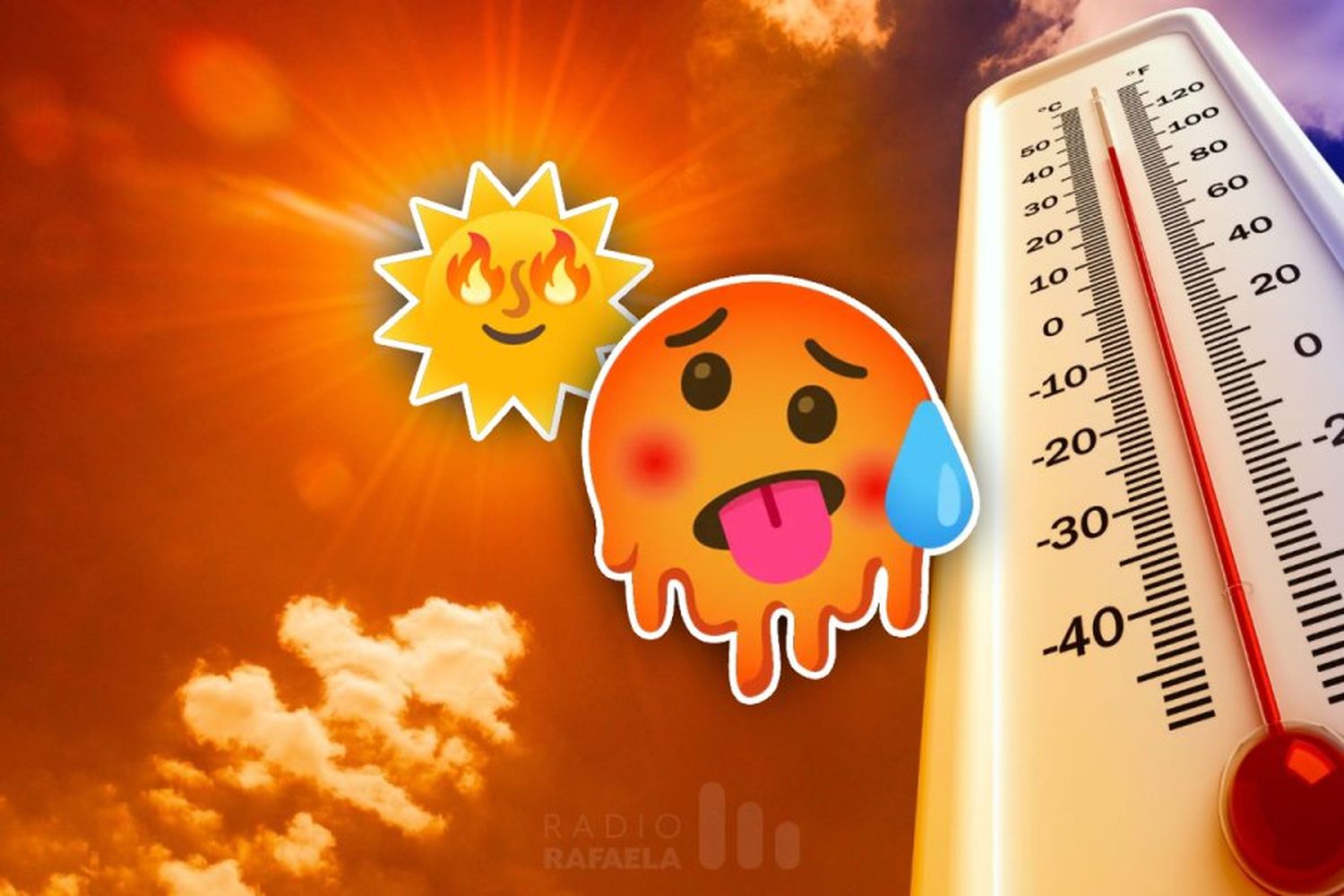 Viernes con una máxima muy alta y alerta por calor en Rafaela: ¿se viene el agua?