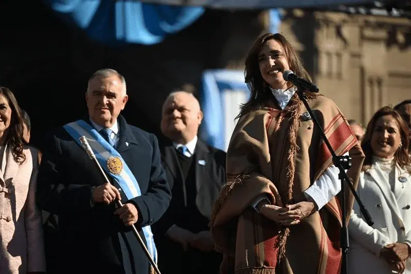 Victoria Villarruel en los actos oficiales de Tucumán