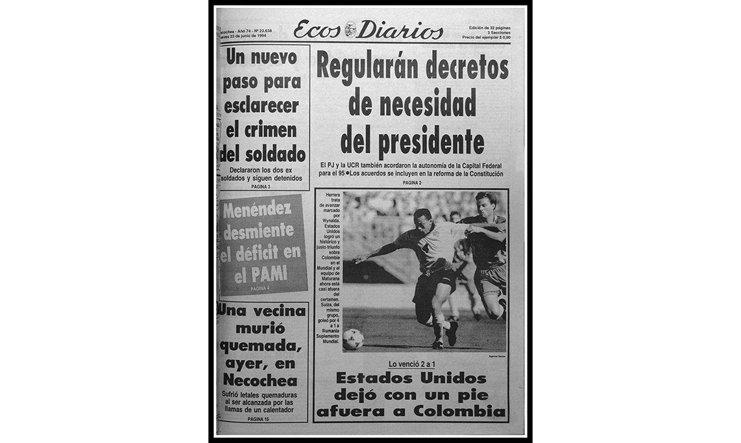 Jueves 23 de junio de 1994