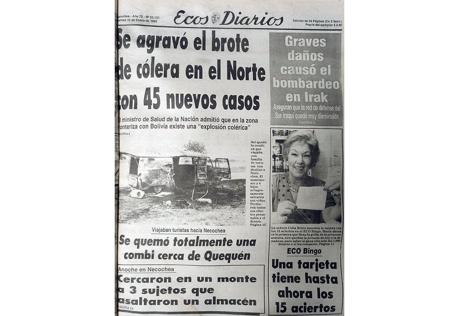Viernes 15 de enero de 1993
