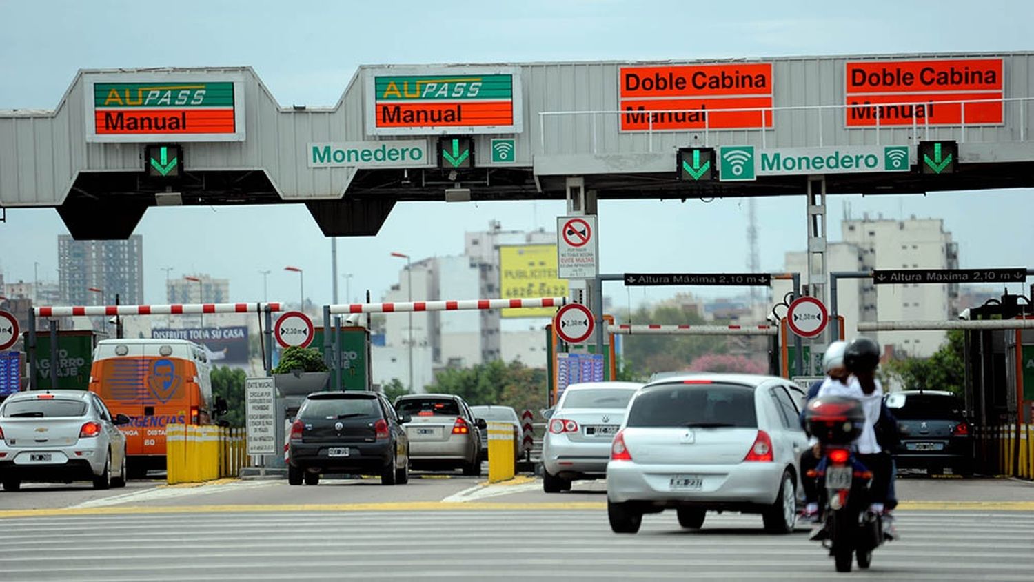 Estos son los nuevos valores para los peajes de las rutas nacionales concesionadas