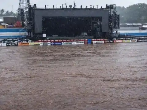 El festival debió ser suspendido nuevamente.