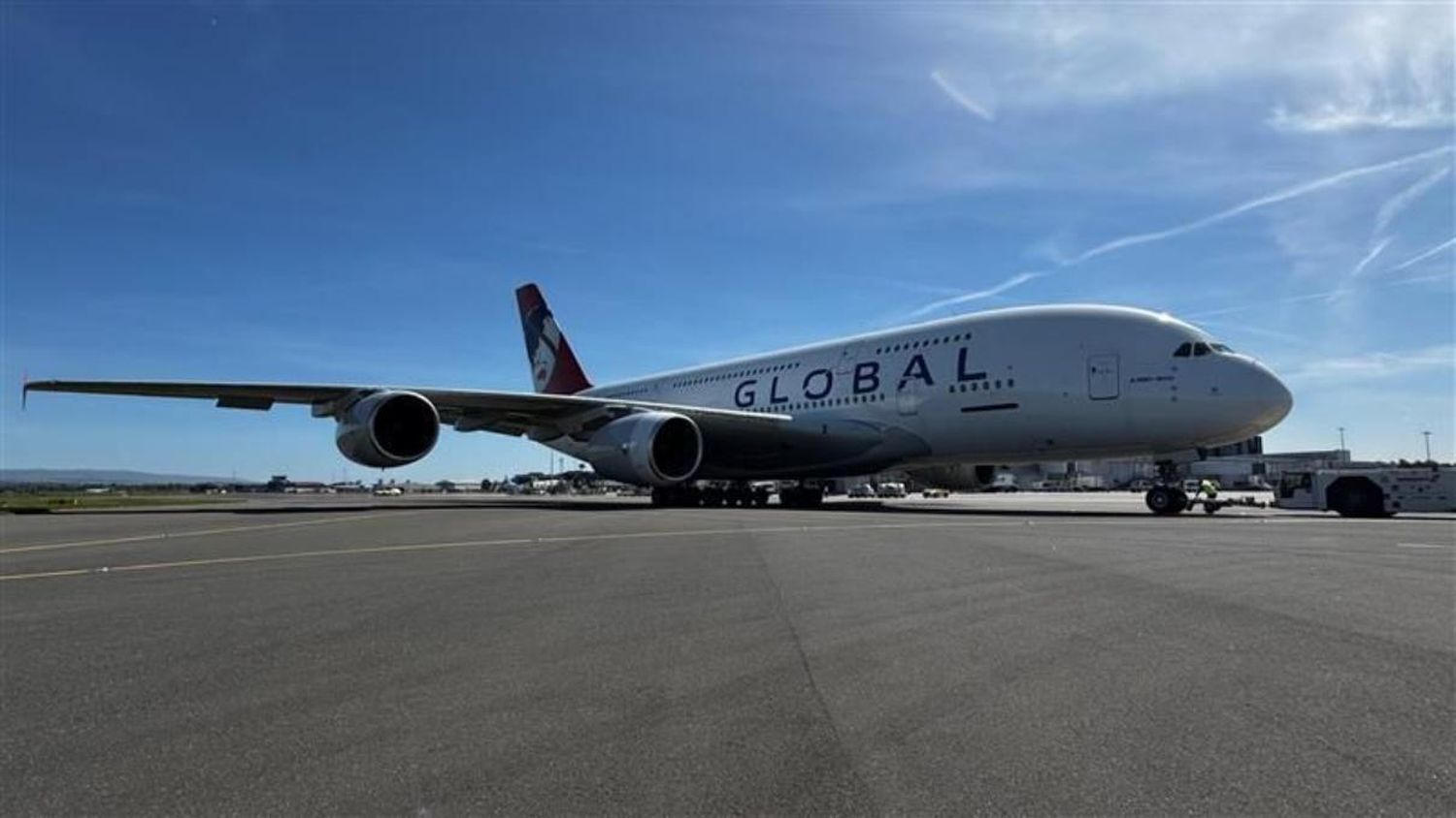 Primer vuelo de Global Airlines a Nueva York en Glasgow - 15MAY2025 (Foto: Glasgow Airport)