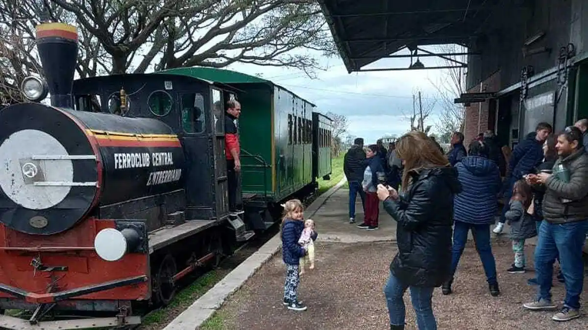 Un ferroclub de Entre Ríos le da vida a un ramal de casi 110 años