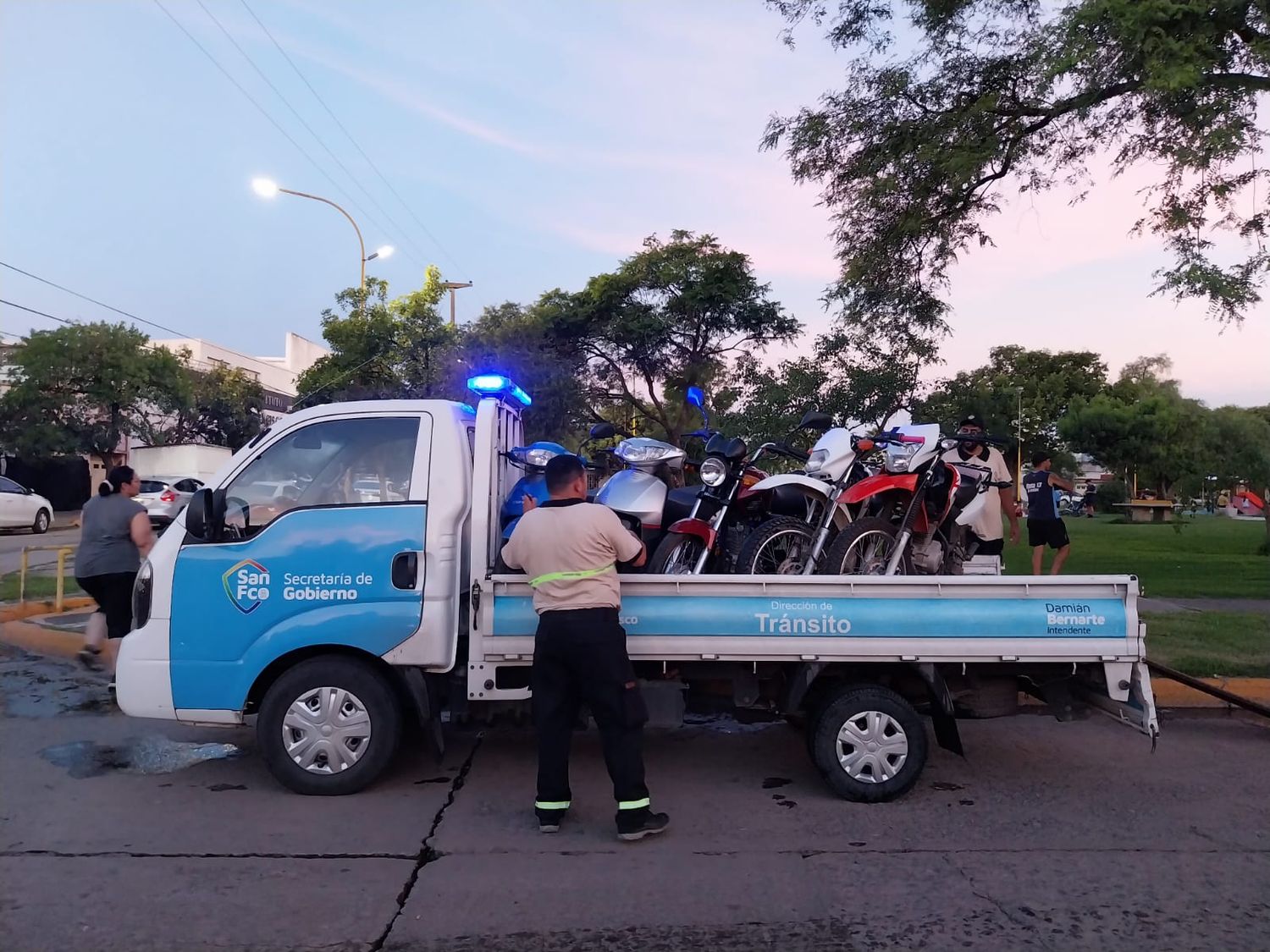 Retuvieron 22 motos en un nuevo operativo interfuerzas