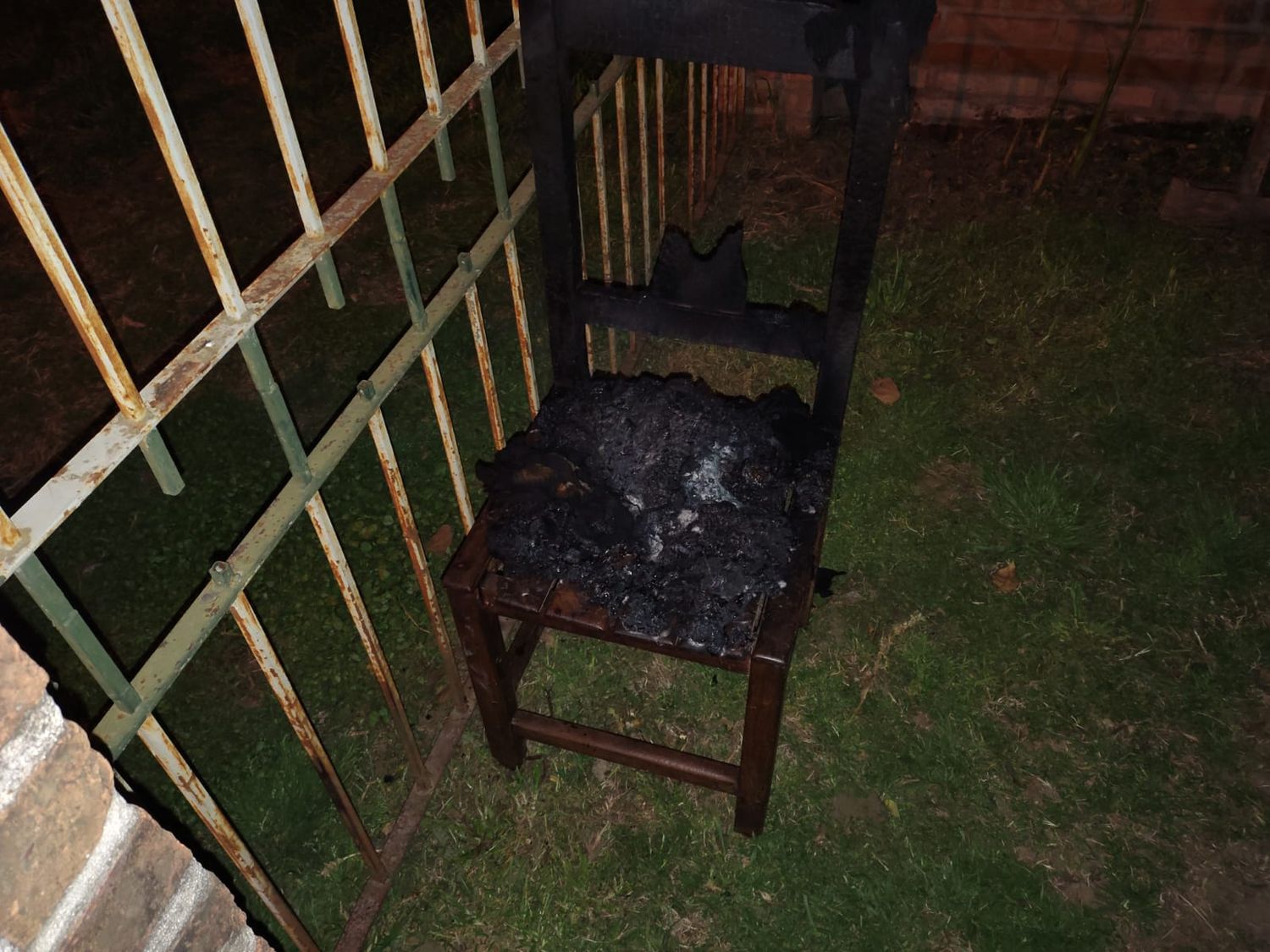 silla incendio