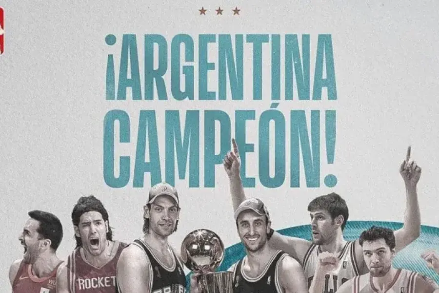 La NBA homenajeó a la Selección Argentina